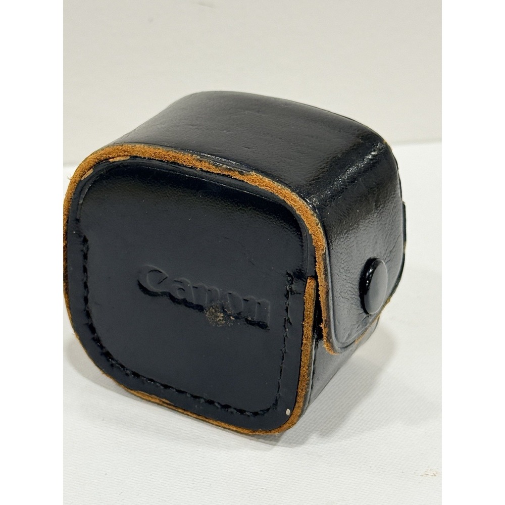 Canon Leather 35mm Lens Case Vintage 1960s - 1970s
